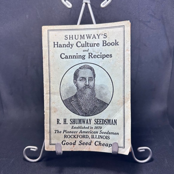 Handy Culture‎ Book and Canning Recipes , R. H. Shumway Seedsman Vintage - Picture 1 of 8